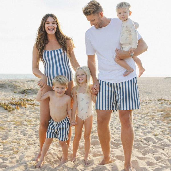 Rylee + Cru -Boys Rashguard Set - Sail