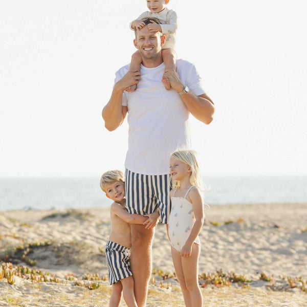 Rylee + Cru -Boys Rashguard Set - Sail