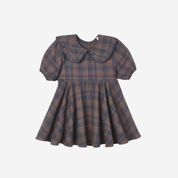 Rylee + Cru - Camille Dress - Midnight Plaid