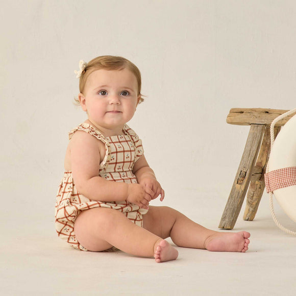 Rylee + Cru - Chiara Romper - Cherry Check