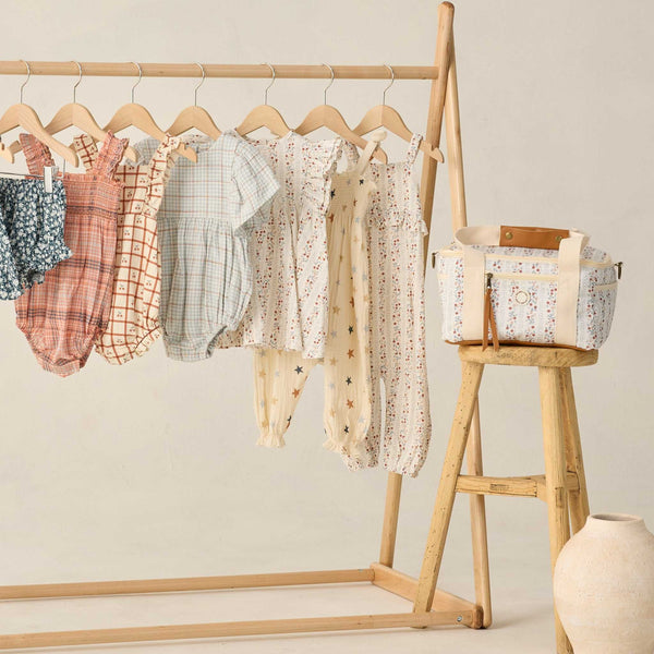 Rylee + Cru - Chiara Romper - Cherry Check
