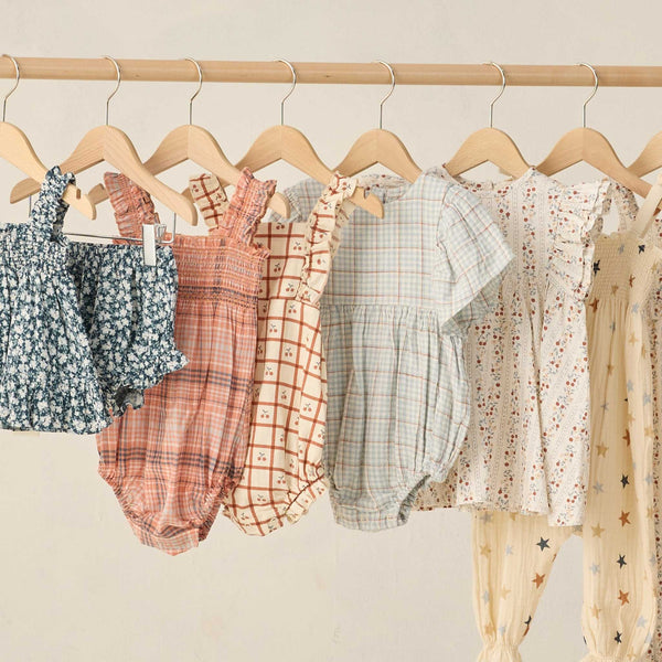 Rylee + Cru - Chiara Romper - Cherry Check