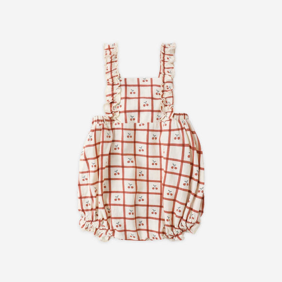 Rylee + Cru - Chiara Romper - Cherry Check