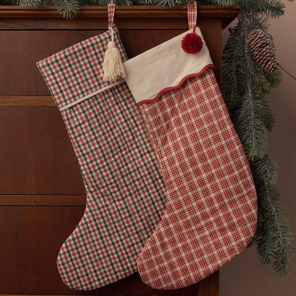 Rylee + Cru - Christmas Stocking - Holiday Gingham
