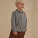 Rylee + Cru - Collared Long Sleeve Shirt - Black Gingham