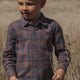 Rylee + Cru - Collared Long Sleeve Shirt - Midnight Plaid