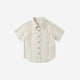 Rylee + Cru - Collared Short Sleeve Shirt | Sea Stripe