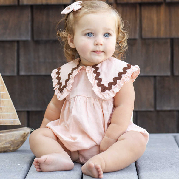 Rylee + Cru - Cove Romper – Blush