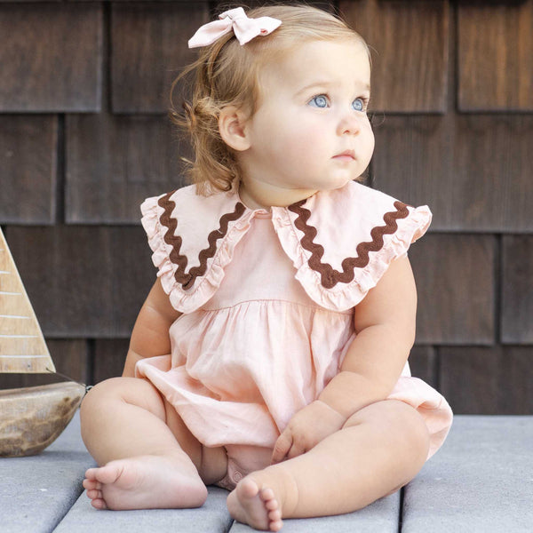 Rylee + Cru - Cove Romper – Blush