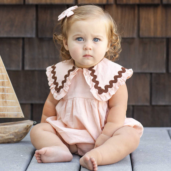 Rylee + Cru - Cove Romper – Blush