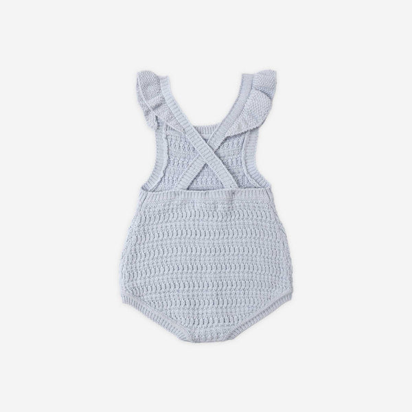 Rylee + Cru - Crochet Romper | Periwinkle