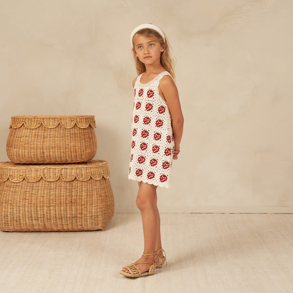 Rylee + Cru - Crochet Tank Mini Dress - Strawberry