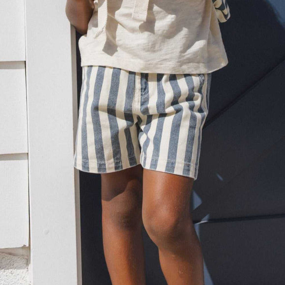 Rylee + Cru - Dawson Short - Natural Stripe