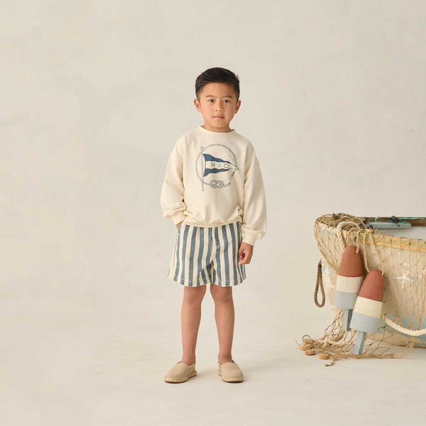 Rylee + Cru - Dawson Short - Natural Stripe