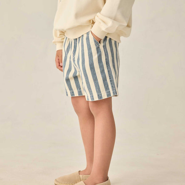 Rylee + Cru - Dawson Short - Natural Stripe