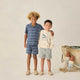 Rylee + Cru - Dawson Short - Natural Stripe