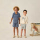 Rylee + Cru - Dawson Short - Natural Stripe