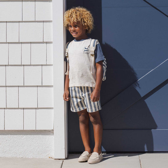 Rylee + Cru - Dawson Short - Natural Stripe