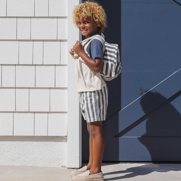 Rylee + Cru - Dawson Short - Natural Stripe