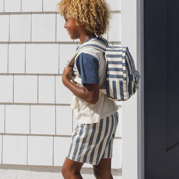 Rylee + Cru - Dawson Short - Natural Stripe