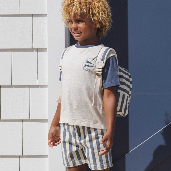 Rylee + Cru - Dawson Short - Natural Stripe