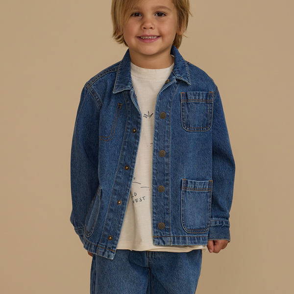 Rylee + Cru - Denim Chore Coat - Indigo