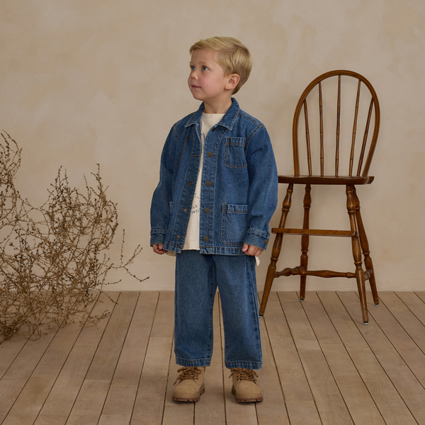 Rylee + Cru - Denim Chore Coat - Indigo