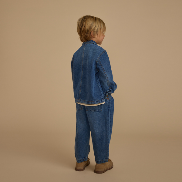 Rylee + Cru - Denim Chore Coat - Indigo