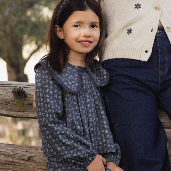 Rylee + Cru - Fern Blouse - Heart Ditsy