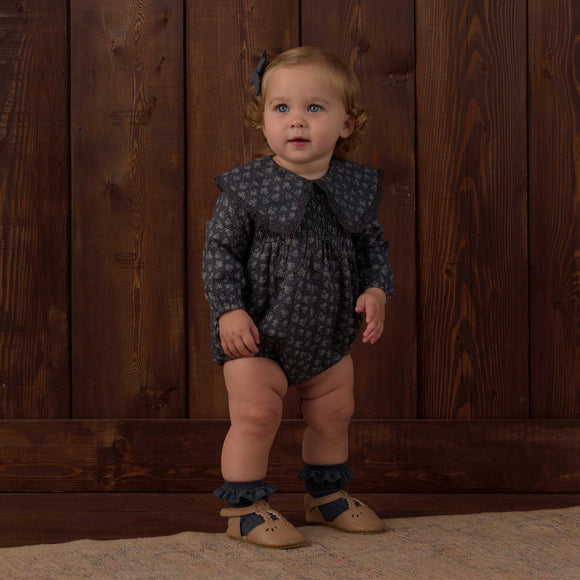 Rylee + Cru - Fern Romper - Heart Ditsy