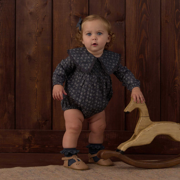 Rylee + Cru - Fern Romper - Heart Ditsy