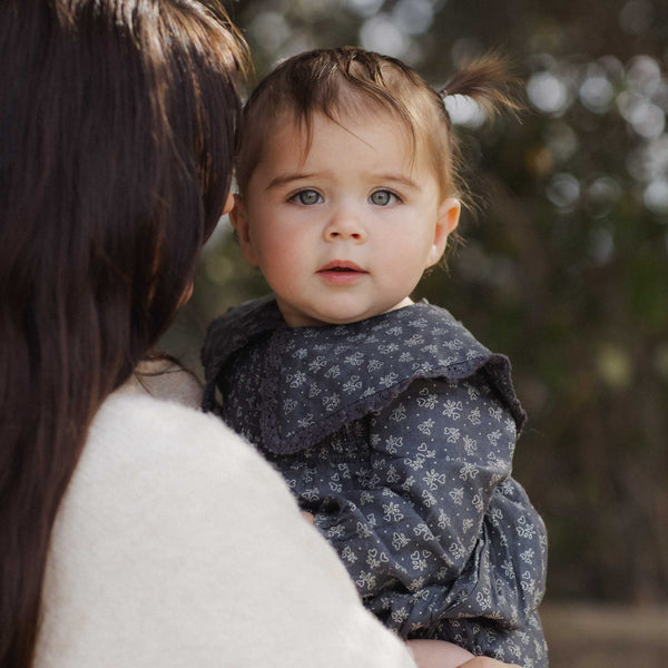 Rylee + Cru - Fern Romper - Heart Ditsy