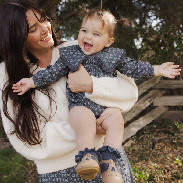 Rylee + Cru - Fern Romper - Heart Ditsy