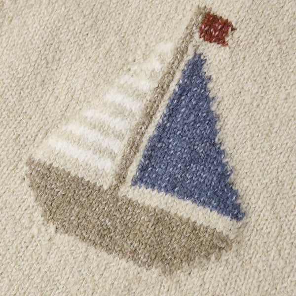 Rylee + Cru - Fisher Romper – Sail Boat