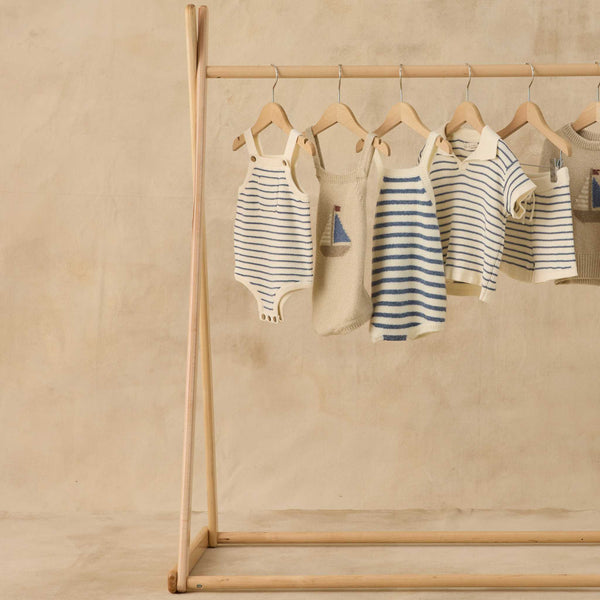Rylee + Cru - Fisher Romper – Sail Boat