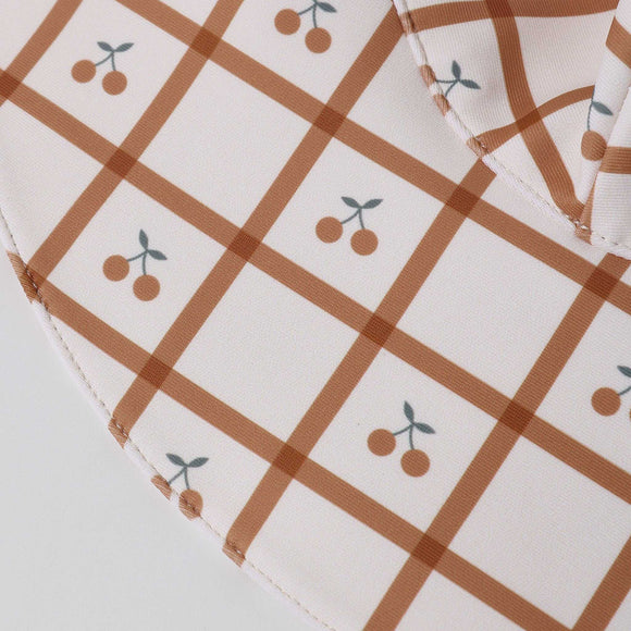 Rylee + Cru - Floppy Swim Hat - Cherry Check