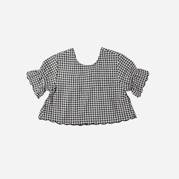 Rylee + Cru - Francie Blouse - Black Gingham