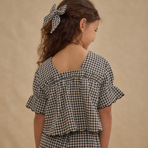Rylee + Cru - Francie Blouse - Black Gingham