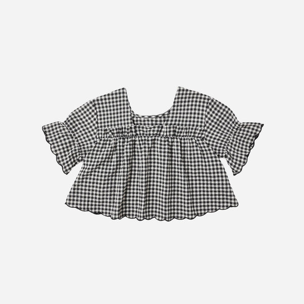 Rylee + Cru - Francie Blouse - Black Gingham