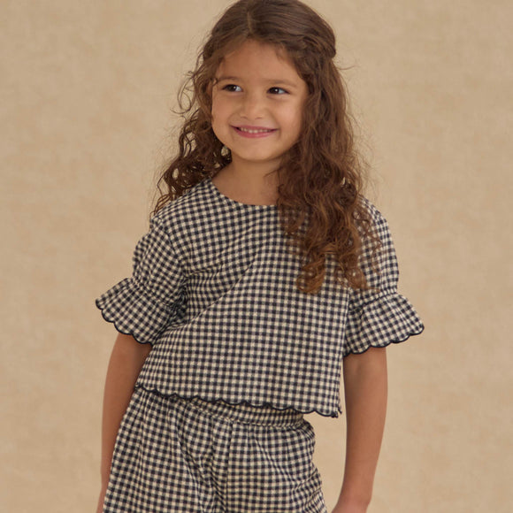 Rylee + Cru - Francie Blouse - Black Gingham