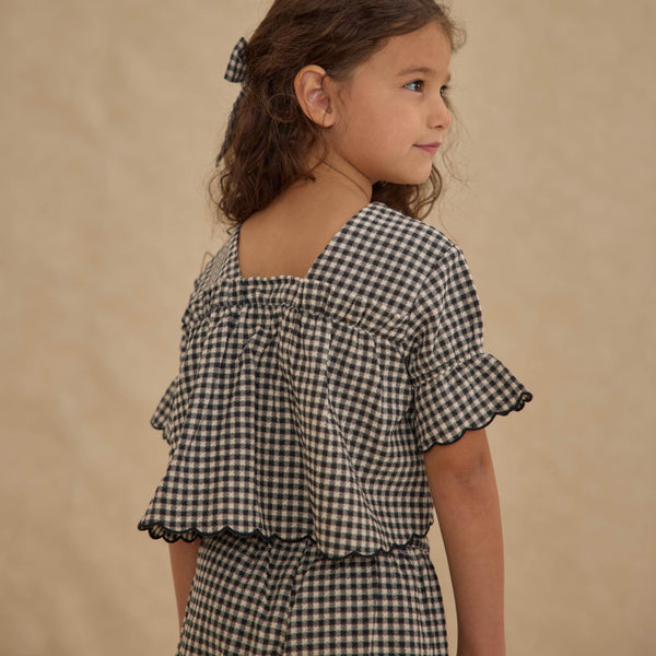 Rylee + Cru - Francie Blouse - Black Gingham