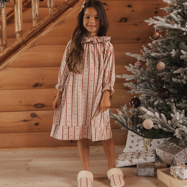 Rylee + Cru - Girl's Nightgown - Candy Cane Lane