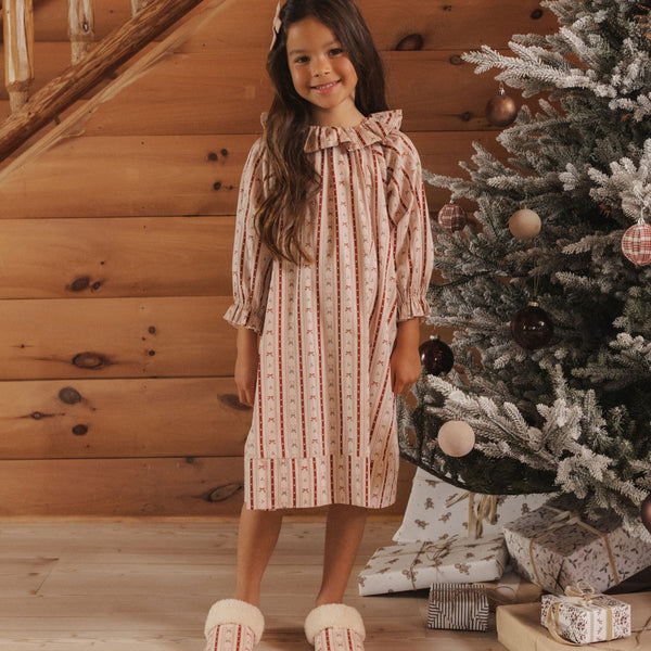 Rylee + Cru - Girl's Nightgown - Candy Cane Lane