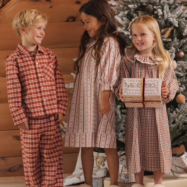 Rylee + Cru - Girl's Nightgown - Candy Cane Lane
