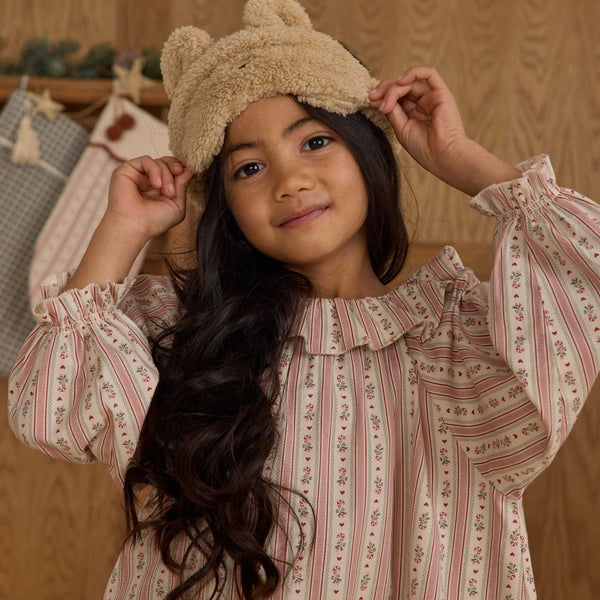 Rylee + Cru - Girl's Nightgown - Candy Cane Stripe