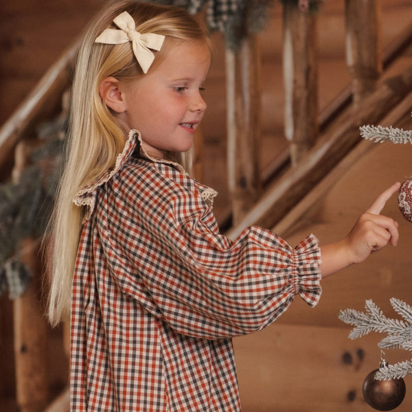 Rylee + Cru - Girl's Nightgown - Holiday Gingham