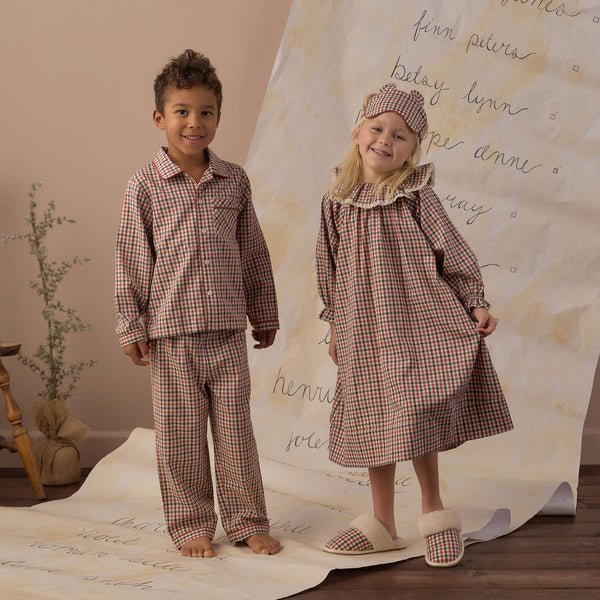 Rylee + Cru - Girl's Nightgown - Holiday Gingham