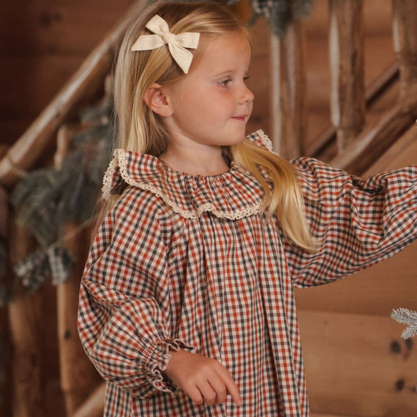 Rylee + Cru - Girl's Nightgown - Holiday Gingham
