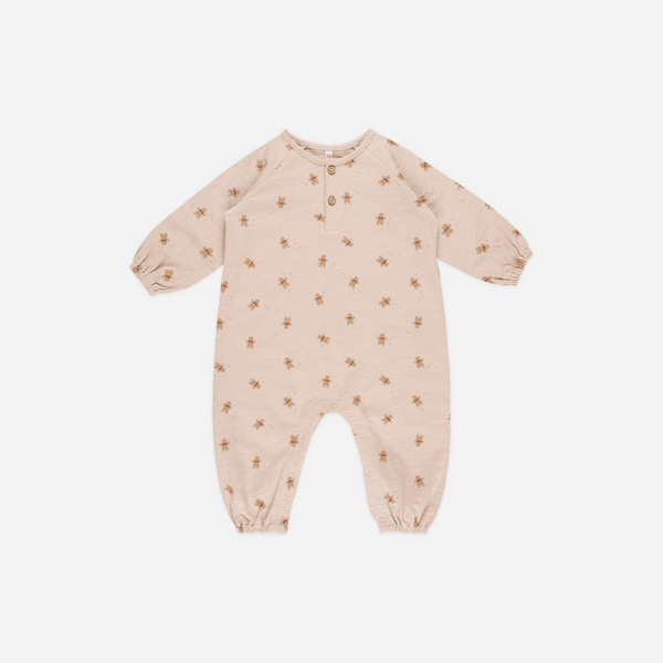 Rylee + Cru - Henley Jumpsuit - Gingerbread