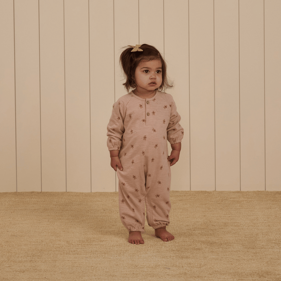 Rylee + Cru - Henley Jumpsuit - Gingerbread